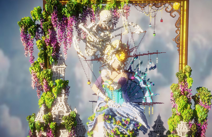 'The Perfect Marionette' has been created on Minecraft by Uchio Tokura 'The Perfect Marionette' has been created on Minecraft by Uchio Tokura