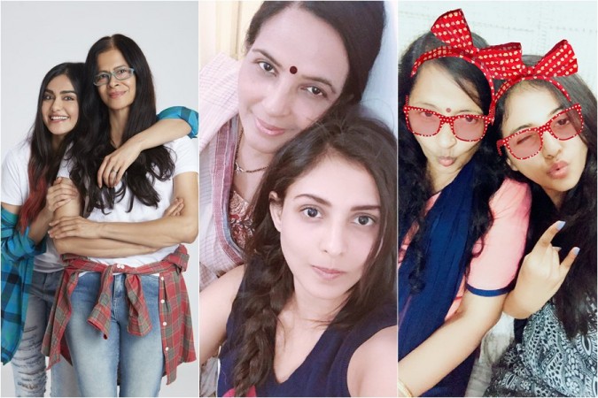 Adah Sharma, Madhu Shalini and Anjali with their monthers Adah Sharma, Madhu Shalini and Anjali with their monthers