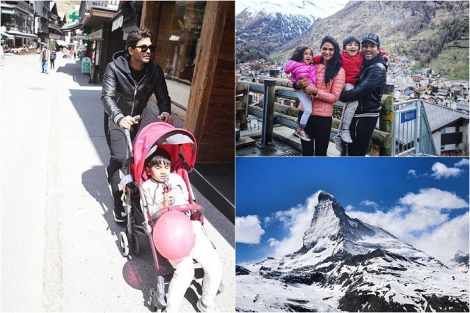 Allu Arjun enjoys Swiss vacay with family Allu Arjun enjoys Swiss vacay with family