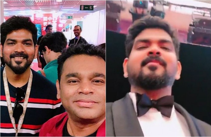 Director Vignesh Shivan attending the 72nd Cannes Film Festival. Vignesh Shivan at Cannes Film Festival