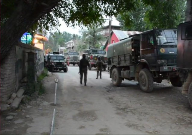 Curfew has been imposed in Pulwama following the encounter. Pulwama encounter