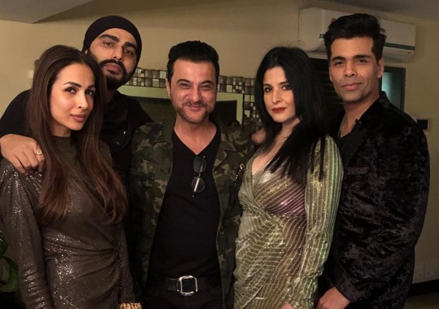 Malaika Arora, Arjun Kapoor, Sanjay Kapoor with wife Maheep Kapoor, Karan Johar Malaika Arora, Arjun Kapoor, Sanjay Kapoor with wife Maheep Kapoor, Karan Johar