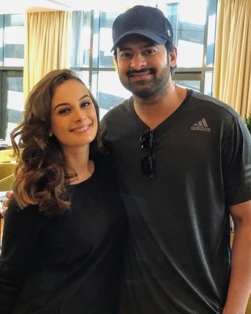 Evelyn Sharma, Prabhas Evelyn Sharma, Prabhas