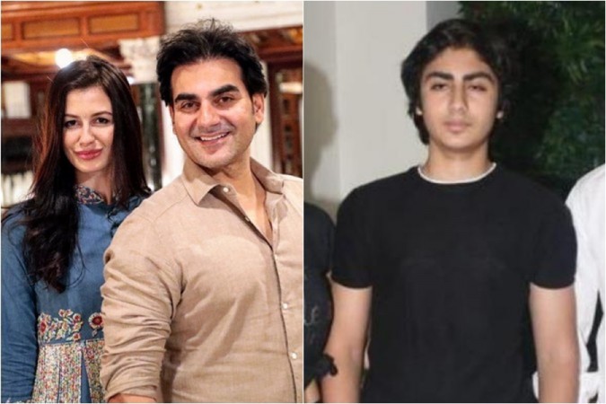 Arbaaz Khan, girlfriend Giorgia Andriani, son Arhaan Khan Arbaaz Khan, girlfriend Giorgia Andriani, son Arhaan Khan