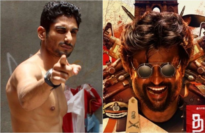 Prateik Babbar and Rajinikanth. Prateik Babbar