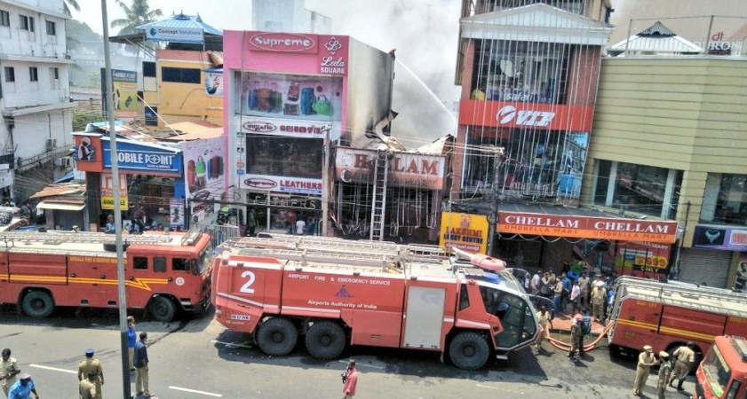 Chellam Umbrella Mart fire Chellam Umbrella Mart