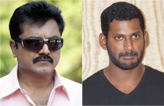 Sarath Kumar and Vishal. Sarath Kumar and Vishal