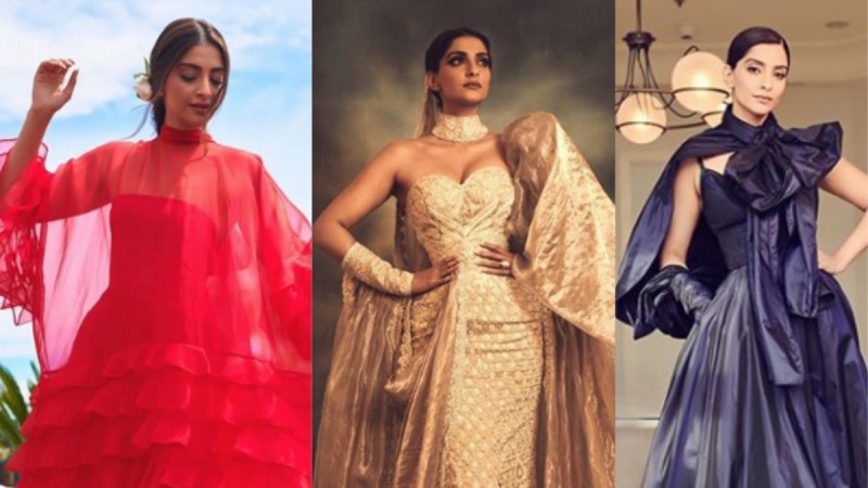 Sonam Kapoor at Cannes 2019 in three looks. Sonam Kapoor at Cannes 2019 in three looks