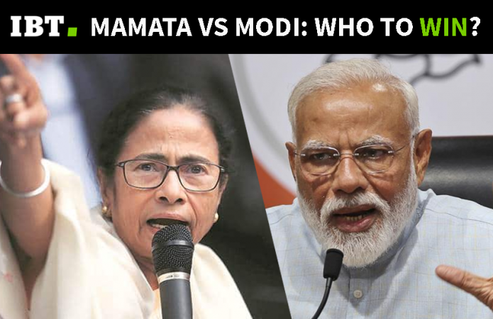 Exit polls showed that Prime Minister Narendra Modi gave a tough fight to West Bengal Chief Minister Mamata Banerjee. modi mamata