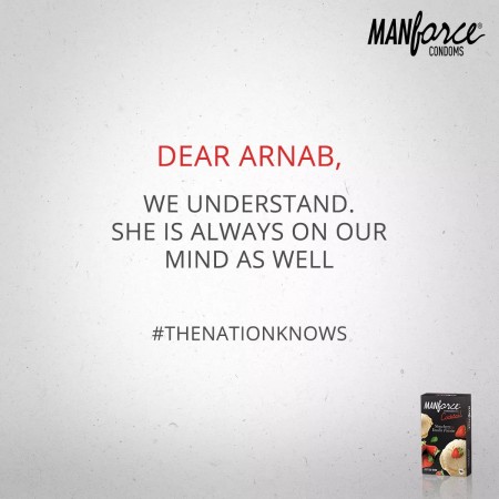 Manforce condom takes a hilarious dig at Arnab Goswami for addressing Sunny Deol as Sunny Leone Arnab Goswami, Manforce condom, sunny Leone