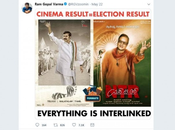 RGV's Twitter post RGV's Twitter post