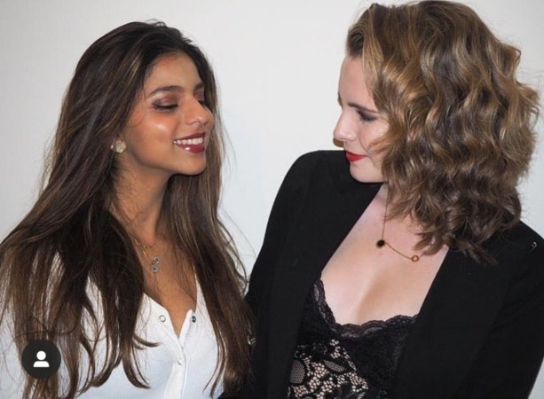 Suhana Khan with friend Suhana Khan