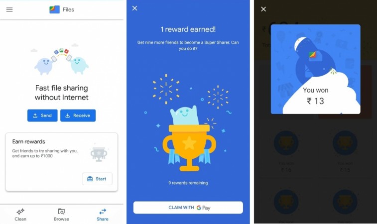 Google Files rewards Google Files rewards