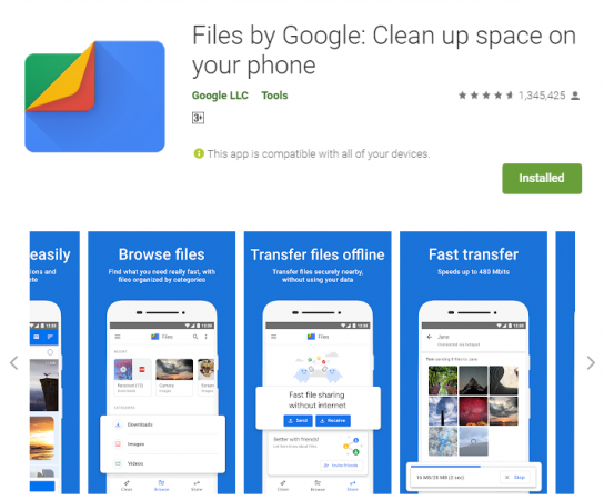 Google Files app on Play Store Google Files app on Play Store