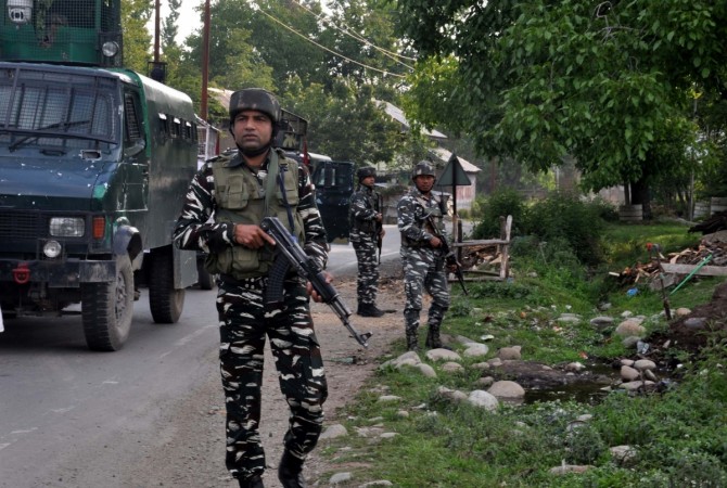 Security forces in J&K's Kulgam. Kulgam encounter