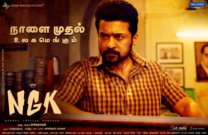 A poster from Suriya's NGK. NGK Movie Review