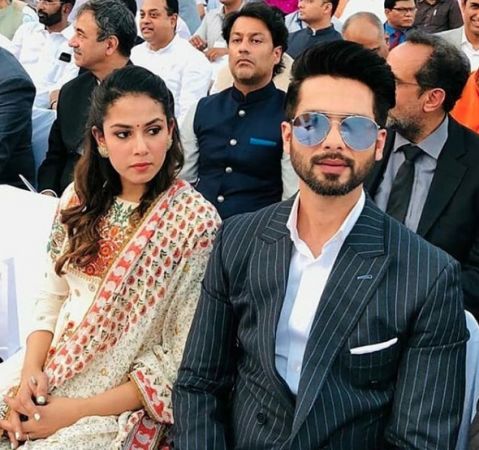 Mira Rajput and Shahid Kapoor at Narendra Modi swearing-in ceremony. Mira Rajput and Shahid Kapoor