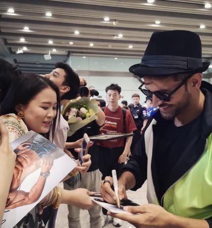 Hrithik Roshan in China Hrithik Roshan in China