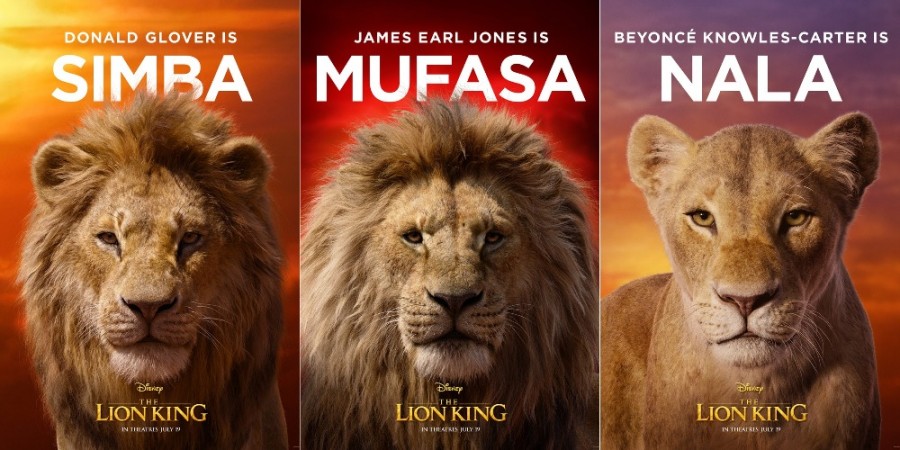The Lion King character posters