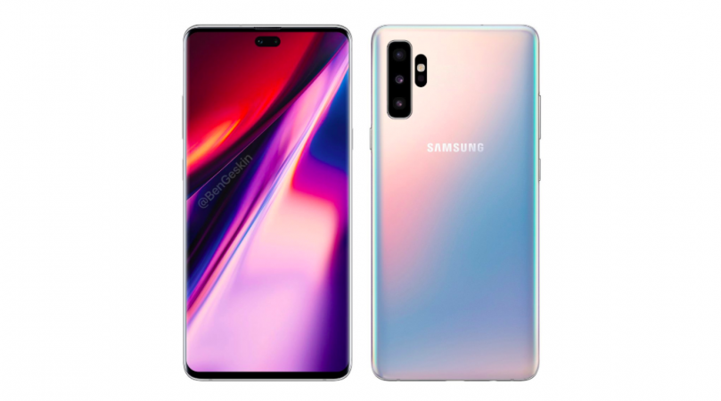 Samsung Galaxy Note 10 render Samsung Galaxy Note 10 render