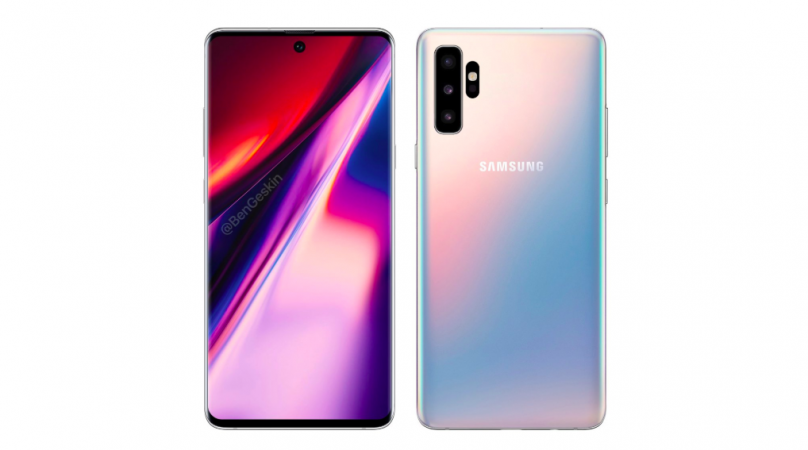 Samsung Galaxy Note 10 render Samsung Galaxy Note 10 render