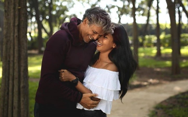Milind Soman, Ankita Konwar Milind Soman, Ankita Konwar