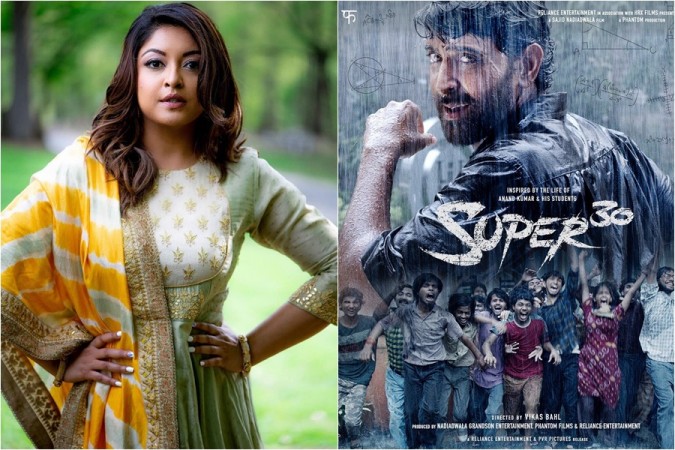 Tanushree Dutta, Hrithik Roshan on new Super 30 poster Tanushree Dutta, Hrithik Roshan
