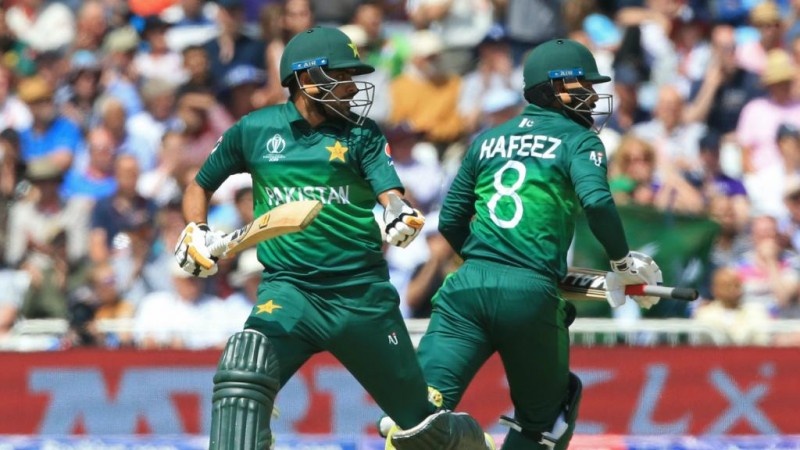 Babar Azam and Mohammad Hafeez built the platform for a big score Pakistan vs England