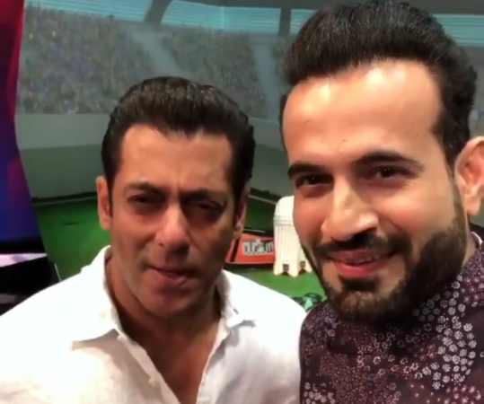 Irfan Pathan shared a video of Salman Khan wishing everyone on Eid Salman Khan Irfan Pathan