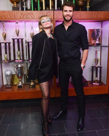 Miley Cyrus and Liam Hemsworth Miley Cyrus and Liam Hemsworth