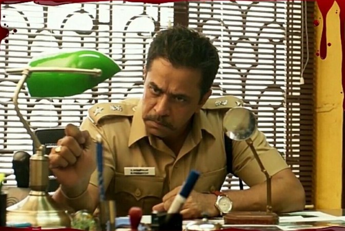 Arjun Sarja in Kolaigaran. Kolaigaran movie review