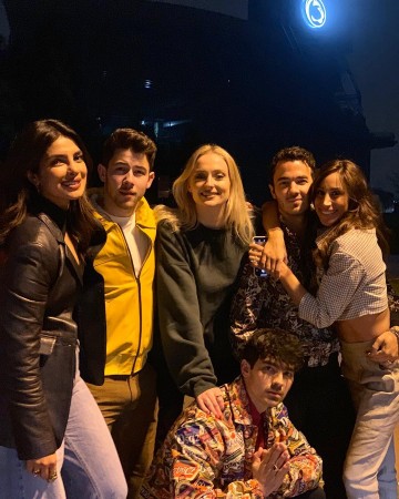 The Jonas Brothers with J-Sisters