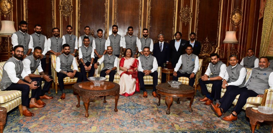 Indian cricket team visit to High Commissioner's office
