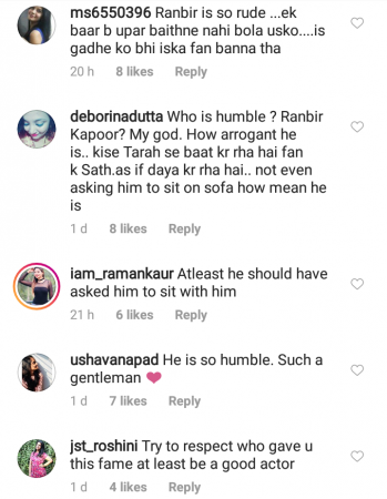 Ranbir Kapoor gets trolled for not asking fan to sit on the couch Ranbir Kapoor