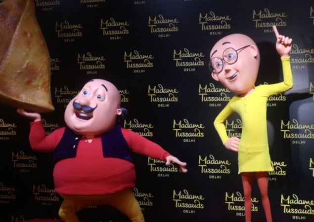 Motu Patlu at Madame Tussauds Delhi. Motu Patlu at Madame Tussauds
