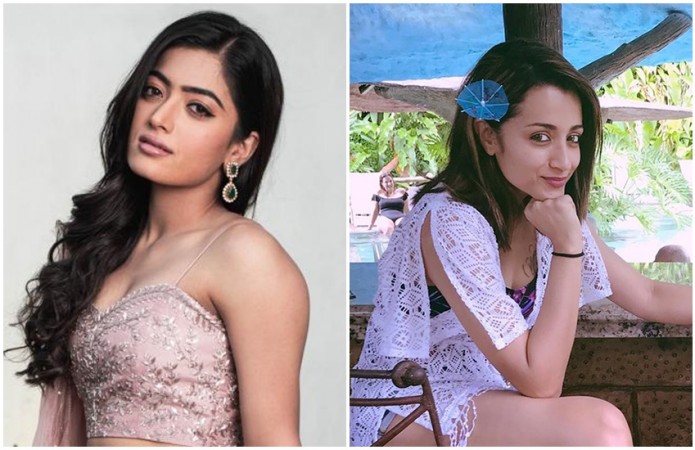 Rashmika Mandanna and Trisha. Rashmika and Trisha