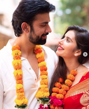   Rajeev Sen and Charu Asopa wedding photo 