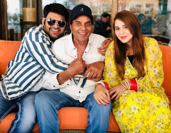 Kapil Sharma, Dharmendra, Ginni Chatrath Kapil Sharma, Ginni Chatrath