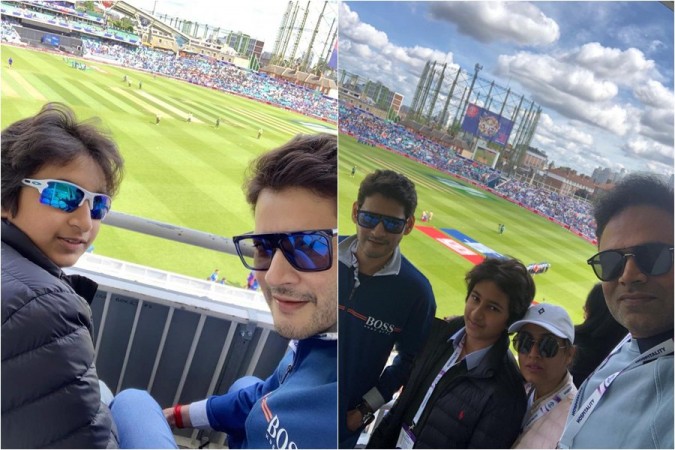 Mahesh Babu's family with director Vamshi Paidipally at The Oval, London Mahesh Babu's family with director Vamshi Paidipally at The Oval, London