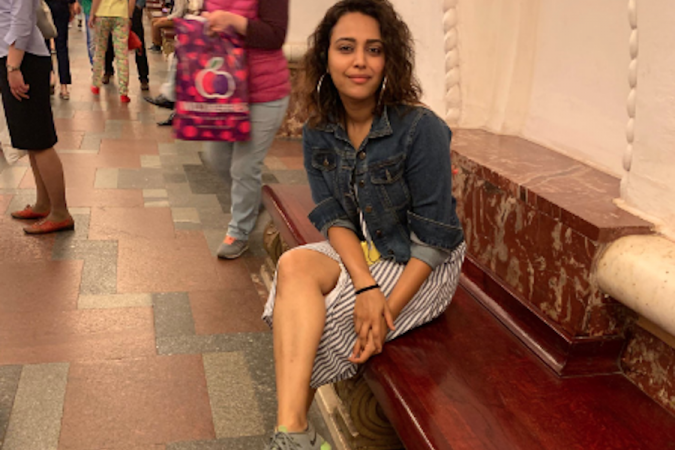 Swara Bhaskar on vacation in Russia. Swara Bhasker on vacation in Russia