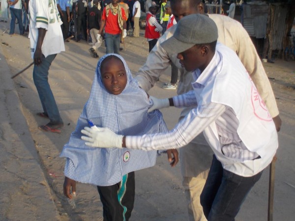 Last year, two male suicide bombers detonated the bombs at a market near Muna Garage Maiduguri in Nigeria. Boko Haram suicide bomb attack