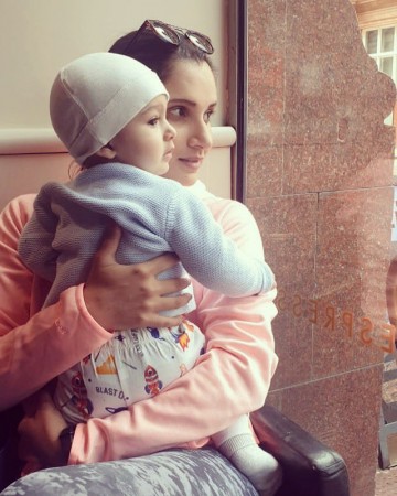 Sania was accused by Veena Malik of taking her son to a sheesha bar Sania Mirza son