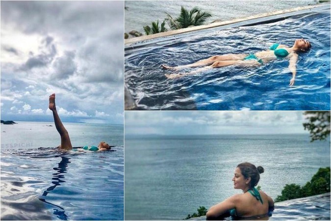 Nisha Aggarwal dons Bikini. Kajal Aggarwal's Sister Nisha Wears Bikini