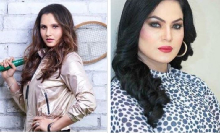 Sania Mirza and Veena Malik