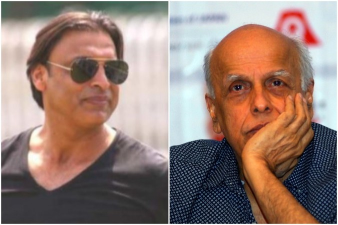 Shoaib Akhtar and Mahesh Bhatt Shoaib Akhtar and Mahesh Bhatt