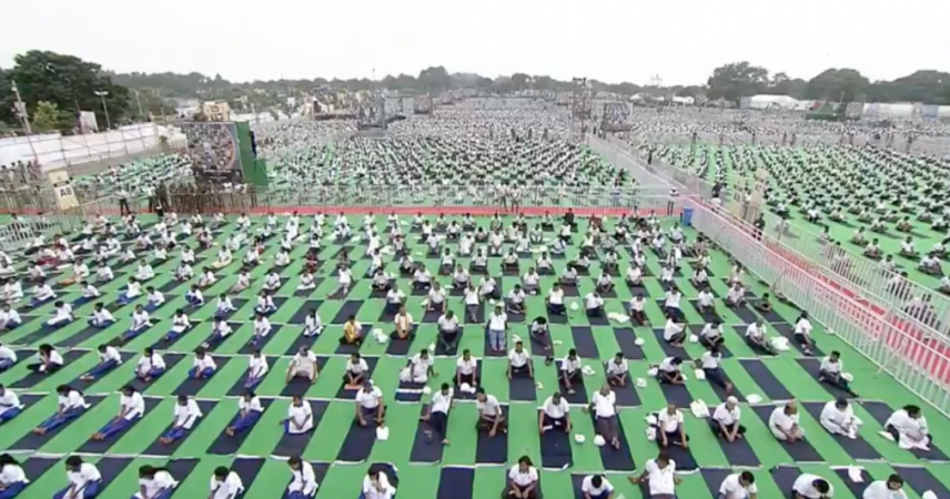 Ranchi was chosen as the venue by PM Modi for the celebration of the fifth International Yoga Day. Yoga day