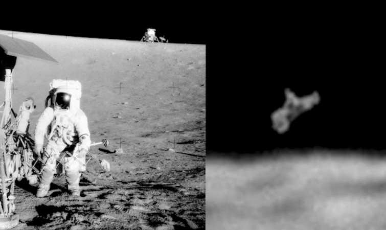 Alien hunter spots UFO in images taken during Apollo 12 lunar mission ...