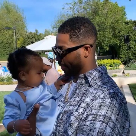 Tristan Thompson and True Thompson