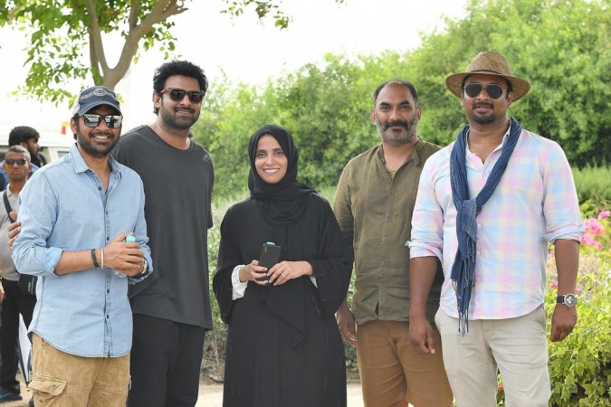 Sujeeth and Prabhas on Saaho set Sujeeth and Prabhas on Saaho set