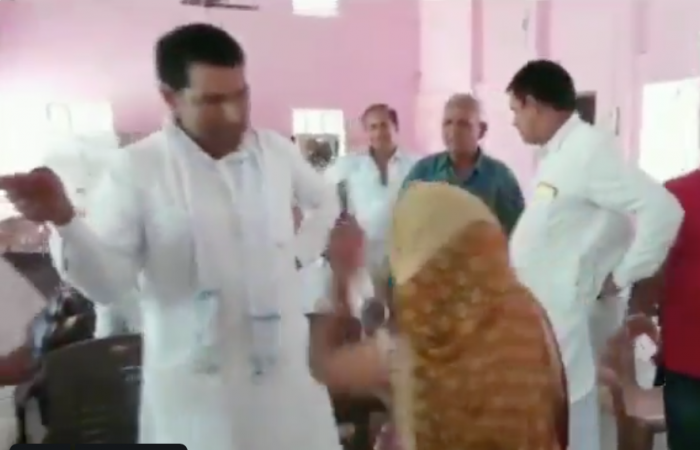 Rajasthan panchayat member beats colleague